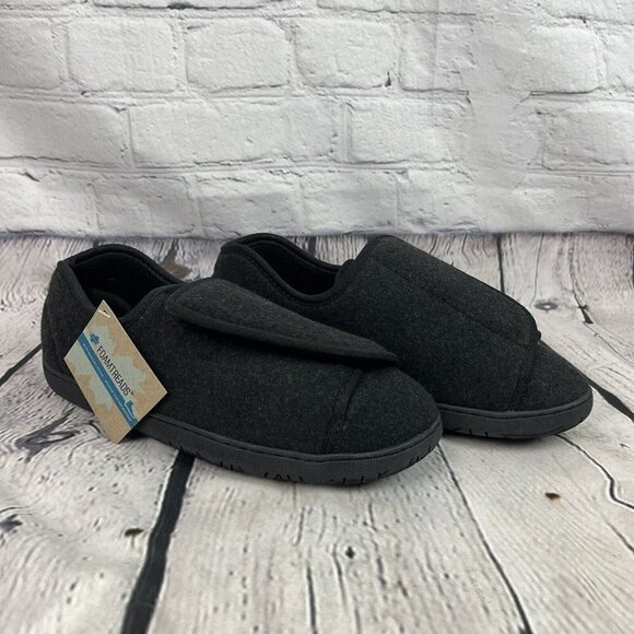 Foamtreads Womens Slippers Nurse 2 Adjustable Charcoal Shoes Size 6.5 ED - Picture 2 of 9